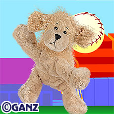 Webkinz GANZ Vintage Golden Retriever with sealed tag and unused code HM010
