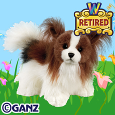 Ganz eStore Webkinz VIRTUAL Pet PAPILLON DOG CODE ONLY 