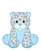 icy mist leopard webkinz